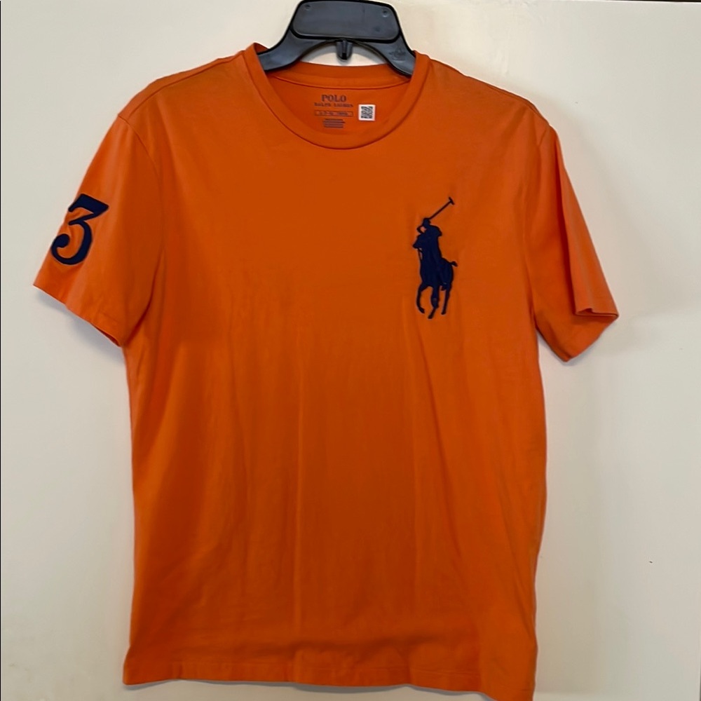 Polo by Ralph Lauren Vibrant Orange Short Sleeve Tee